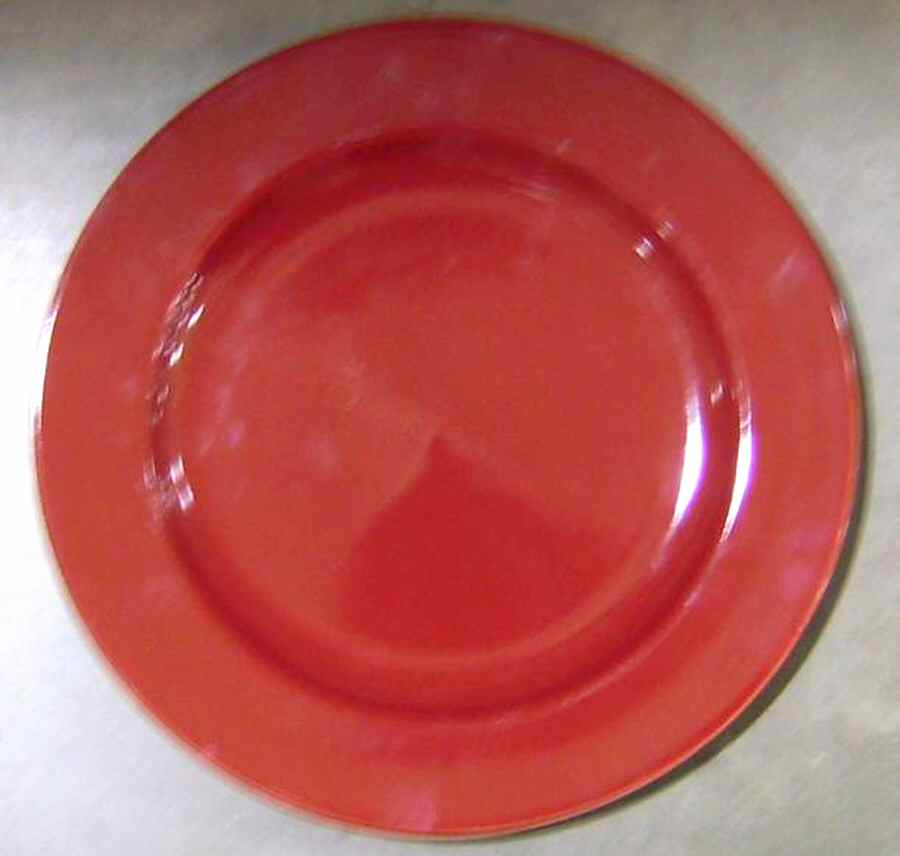 GDG1 Red Dinner Plate by Garden Ridge-1