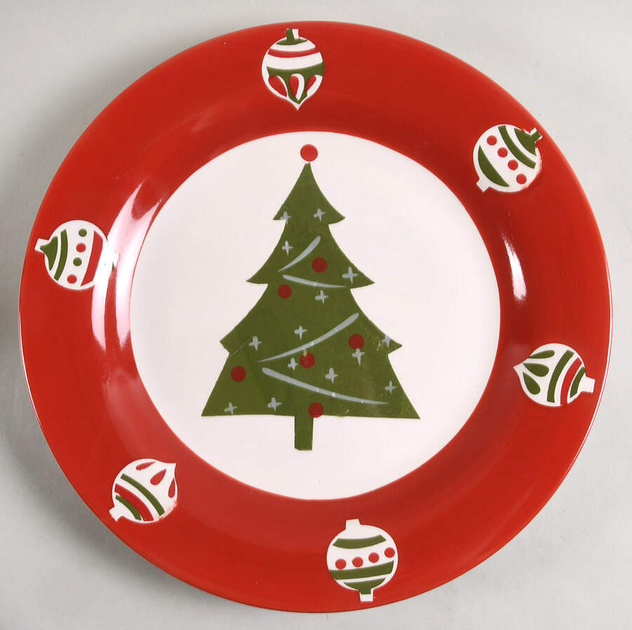 X'Mas Tree Dinner Plate by Gibson Designs-1