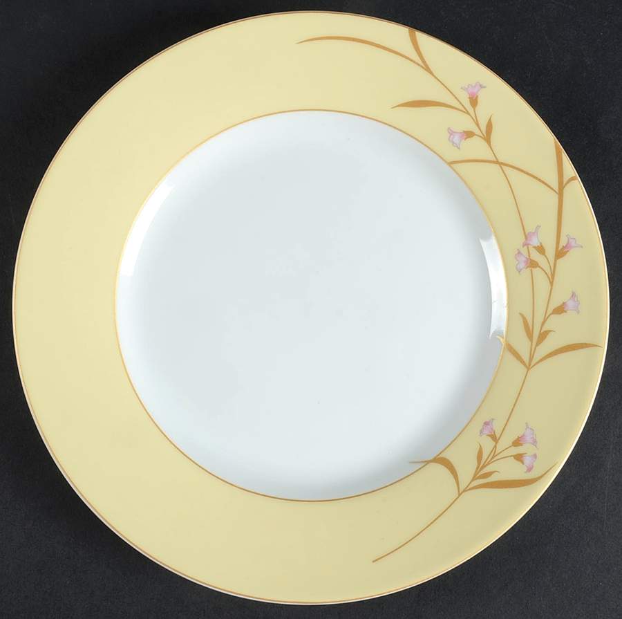 Golden Blossom Salad Plate by Gorham-1
