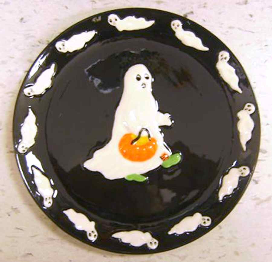 Halloween Parade Salad/Dessert Plate by Global Design Connections-1