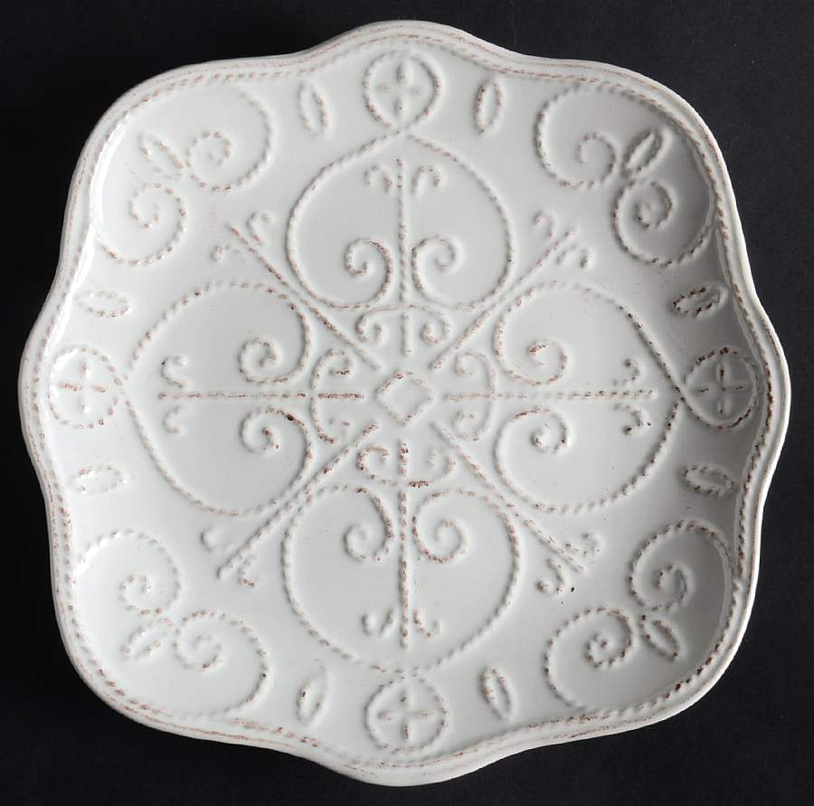 Great Room Cream Accent Salad Plate by Gourmet Expressions-1