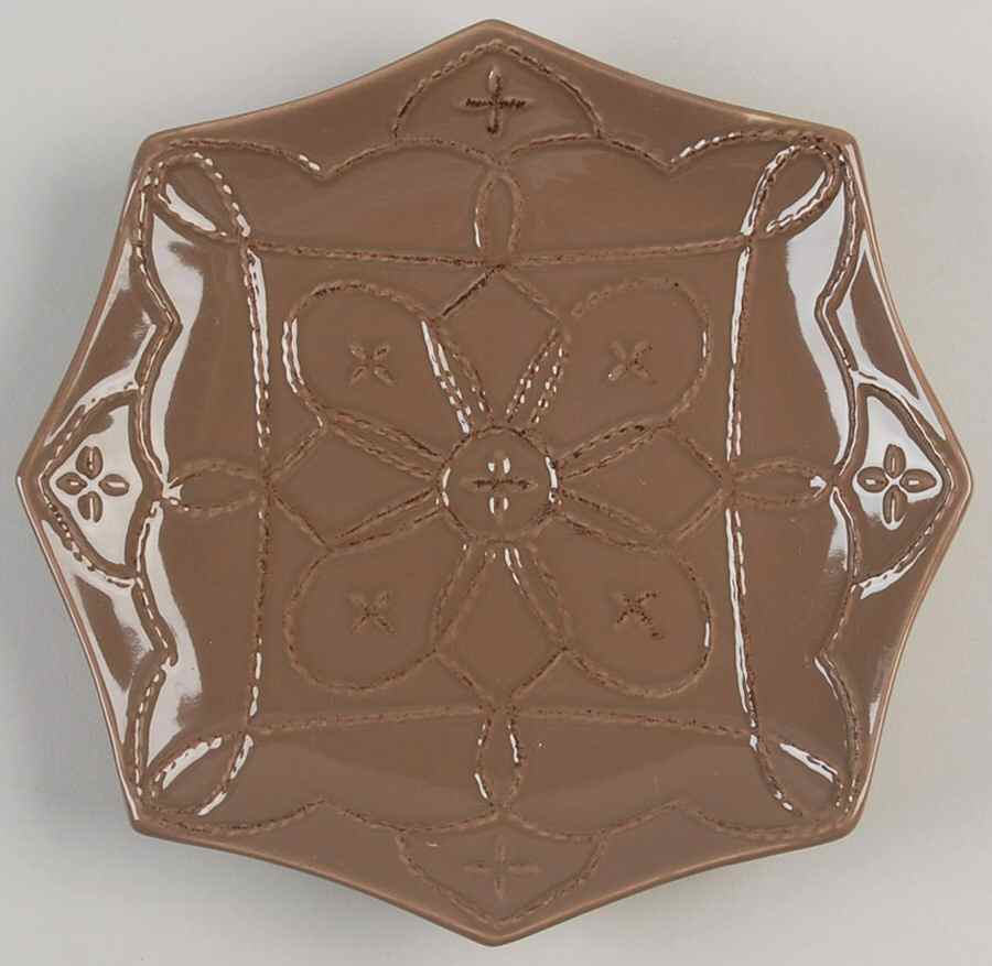 Great Room Taupe Accent Salad Plate by Gourmet Expressions-1