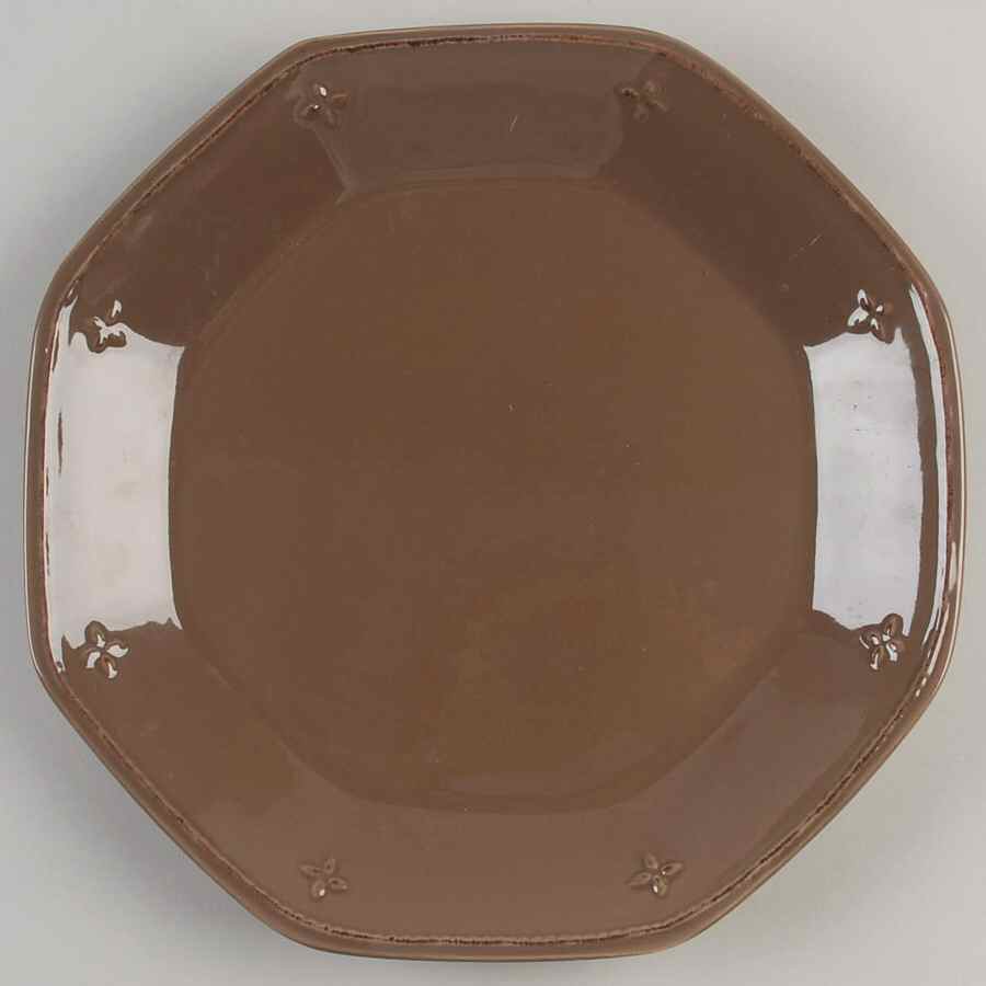 Great Room Taupe Octagonal Dinner Plate by Gourmet Expressions-1