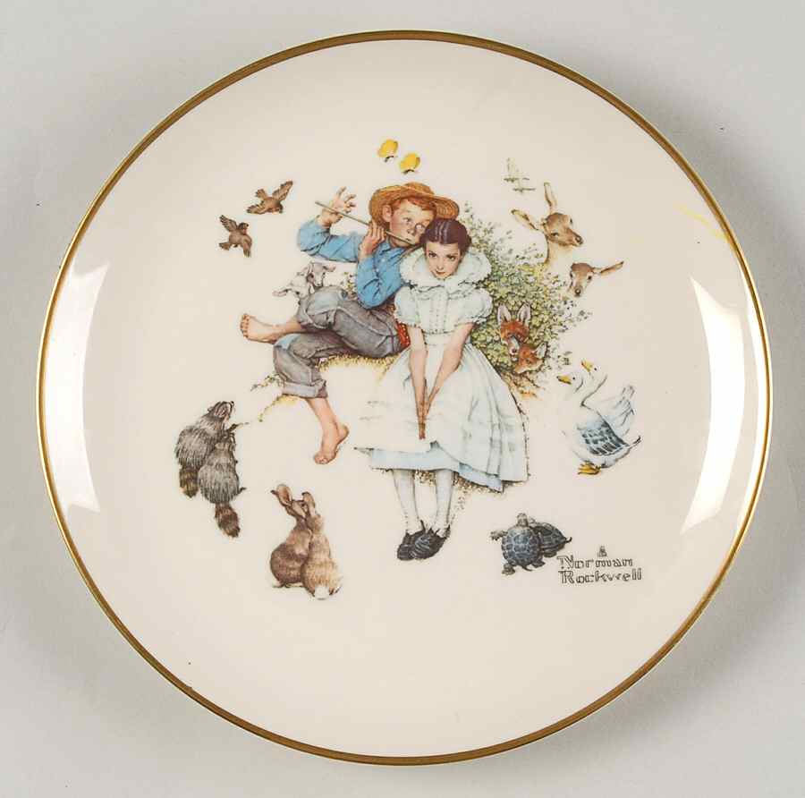 Spring Duet Child's Plate by Gorham-1