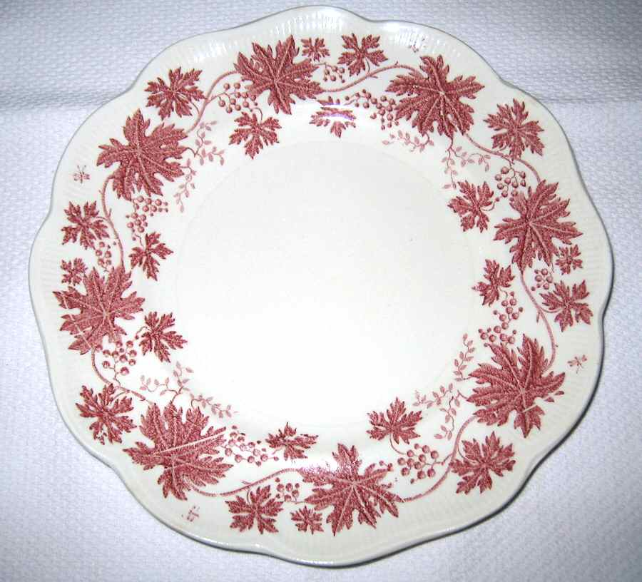 Vinranka Red Salad Plate by Gefle-1