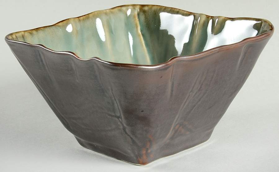 Birdsong Garden Square Soup/Cereal Bowl by Gourmet Expressions-1