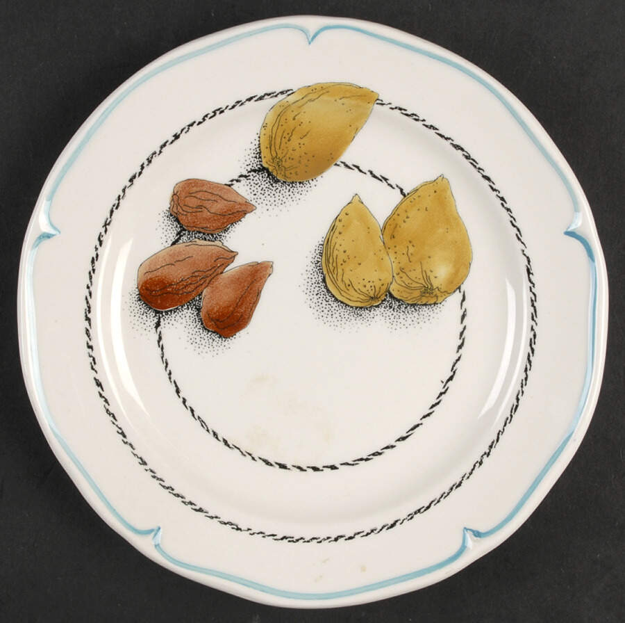 Noix Canape Plate by Faiencerie De Gien-1