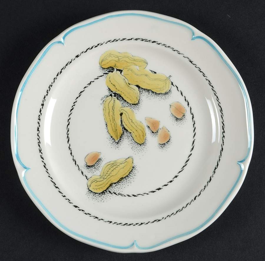 Noix Canape Plate by Faiencerie De Gien-1