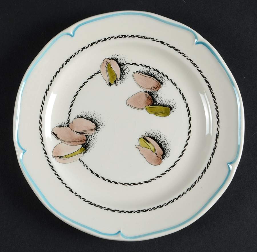 Noix Canape Plate by Faiencerie De Gien-1