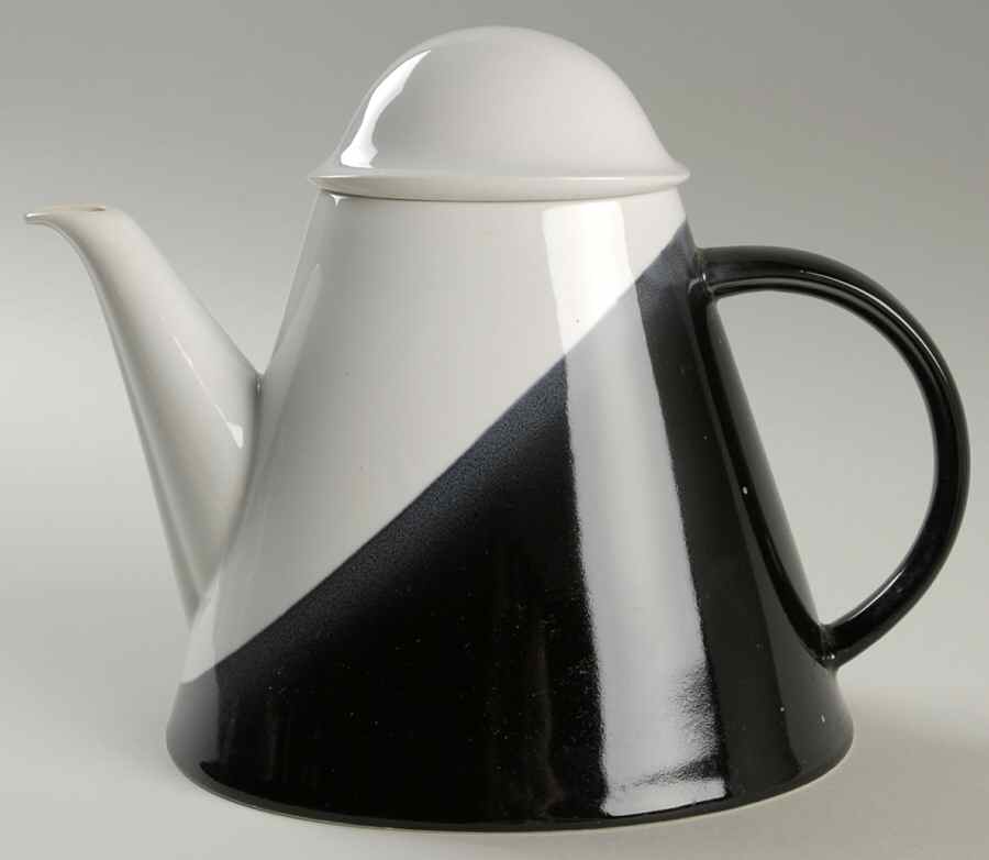 Black&White Teapot & Lid by Goebel-1