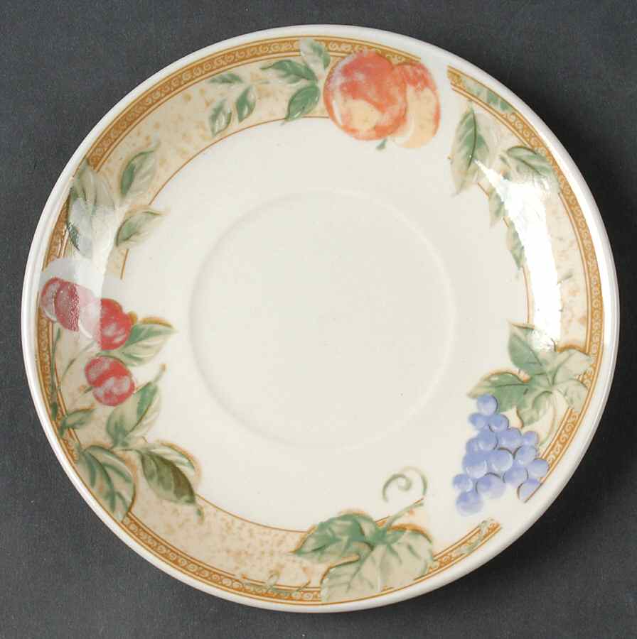 Fruita (Cream) Saucer by Gibson Designs-1