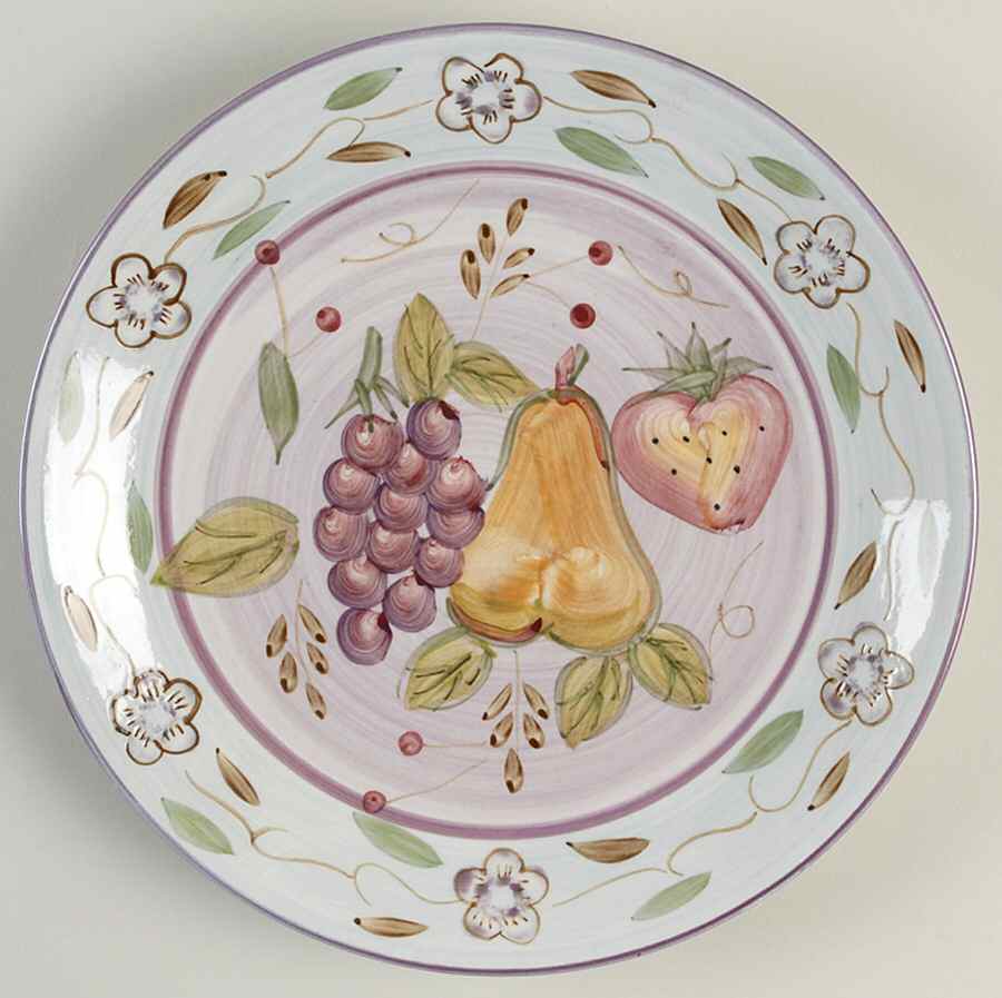 Bella Fruita (Coupe) Dinner Plate by Gibson Designs-1
