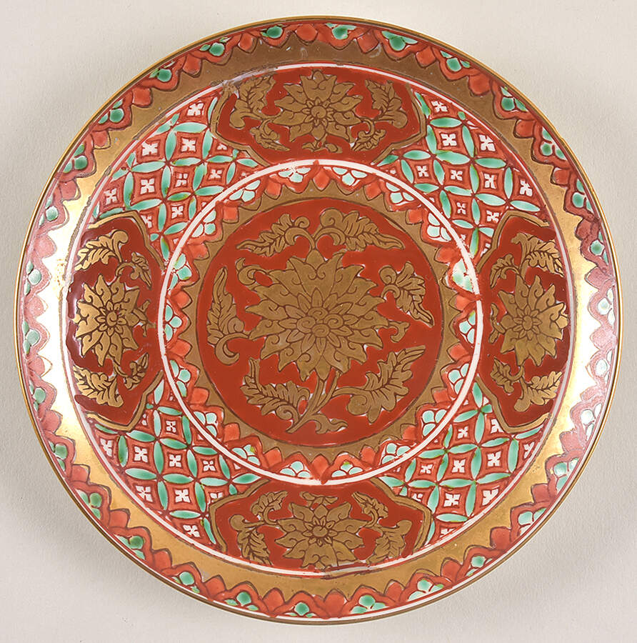 GIM17 Bread & Butter Plate by Gold Imari-1
