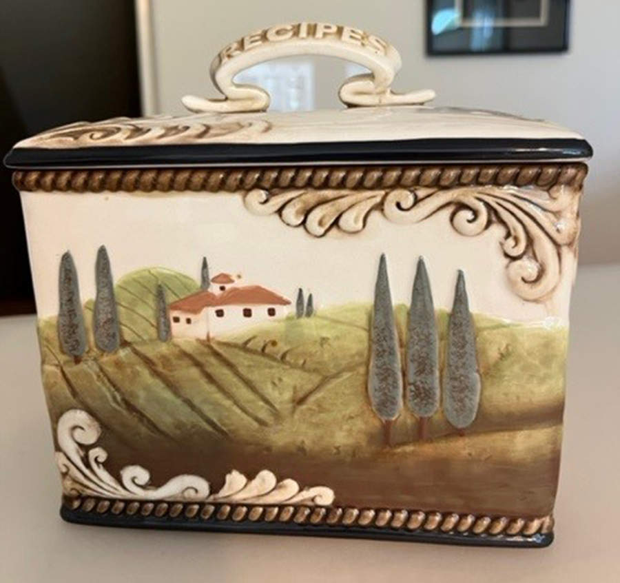 Cucina Recipe Box & Lid by Grasslands Road-1