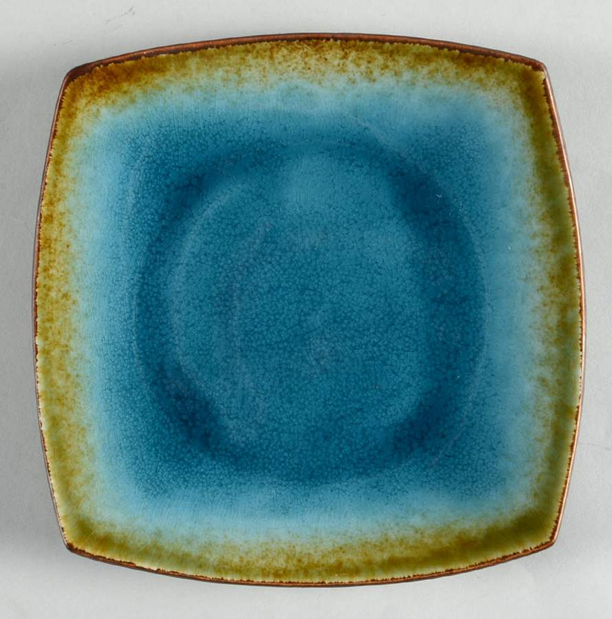 Granito Blue Salad Plate by Gibson Designs-1