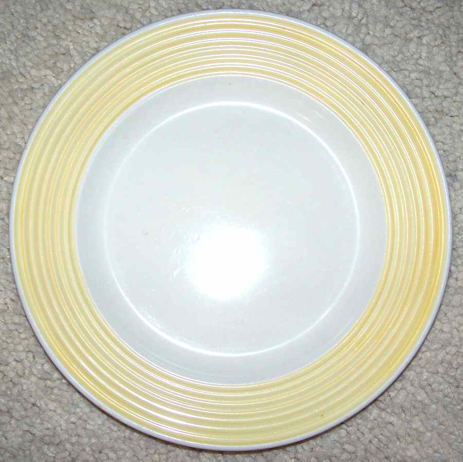 Carnegie Yellow Salad Plate by Gibson Designs-1