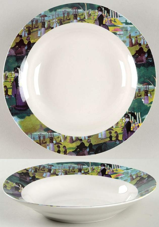 A Sunday Afternoon on the Island Rim Soup Bowl by Gabbay-1