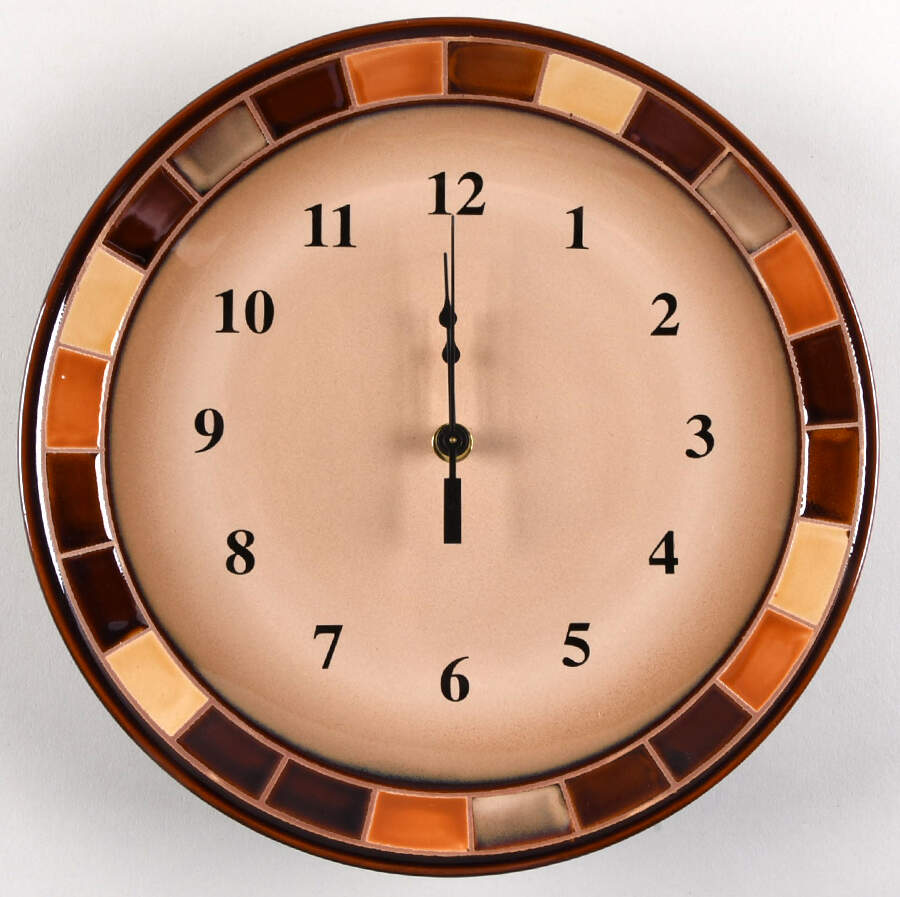 Casa Estebana 1-2" depth  Clock Plate HC by Gibson Designs-1