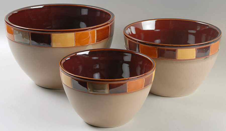 Casa Estebana (3 Piece) Mixing Bowl Set by Gibson Designs-1