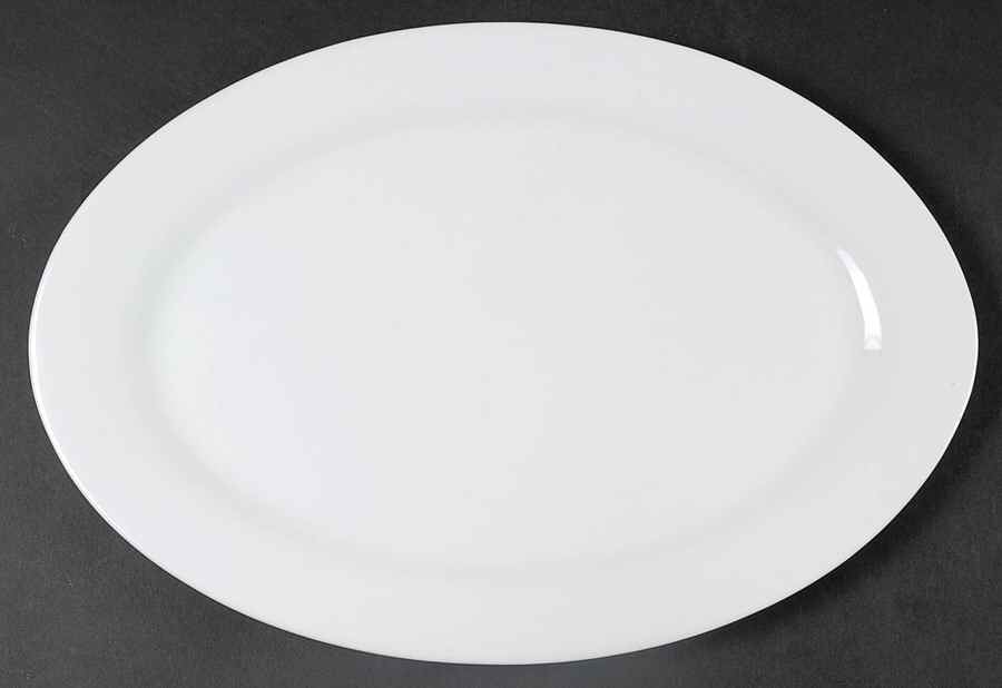 Social Graces 13" Oval Serving Platter by Gibson Designs-1