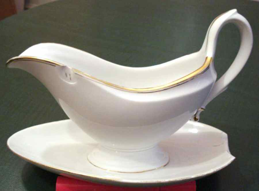 GIN263 Gravy Boat with Attached Underplate by Ginori 1735-1