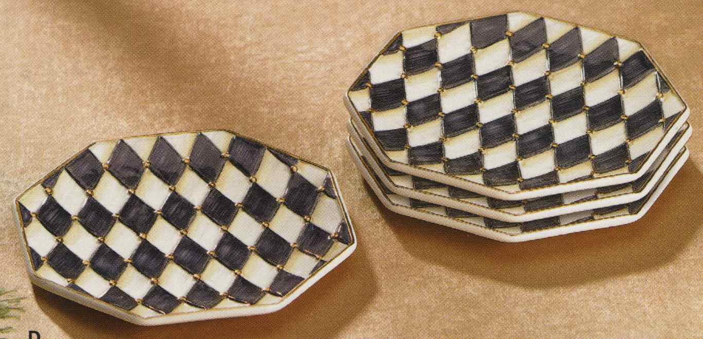 Harlequin Tidbit Plate by Grasslands Road-1