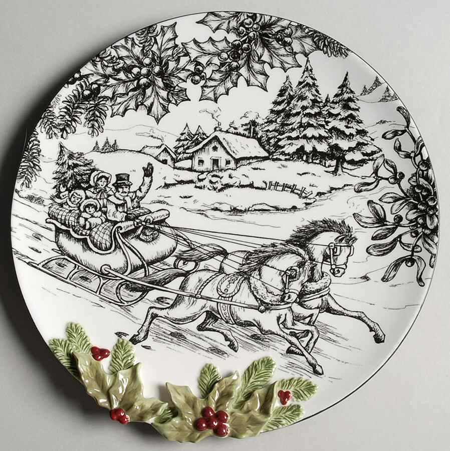 Toile Dessert/Pie Plate by Grasslands Road-1