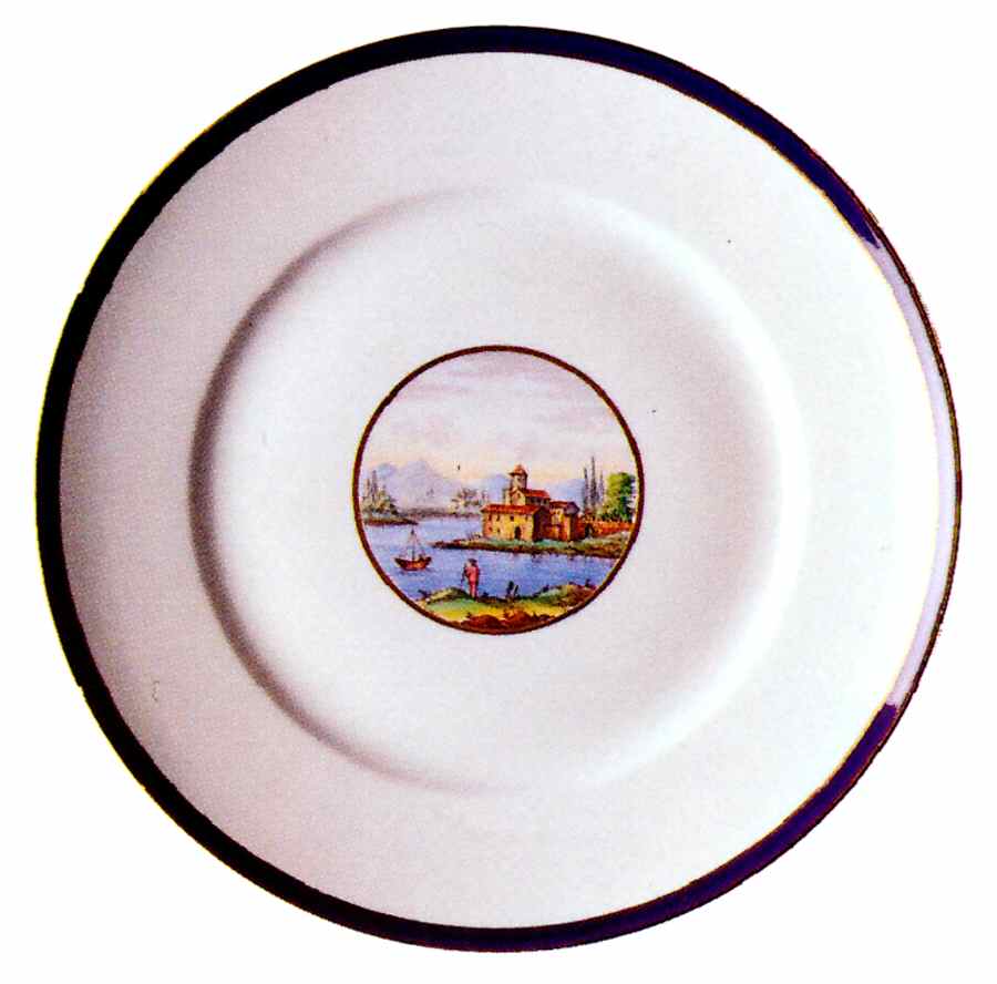 Garda Dinner Plate by Ginori 1735-1