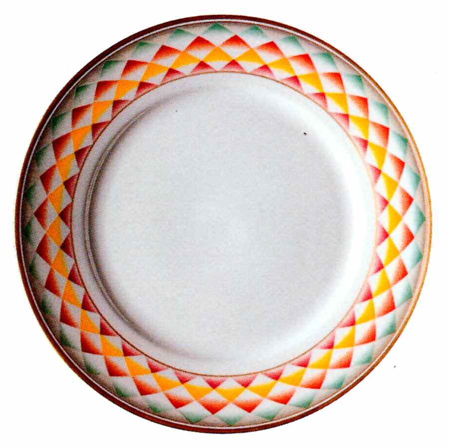 Arlecchino Dinner Plate by Ginori 1735-1