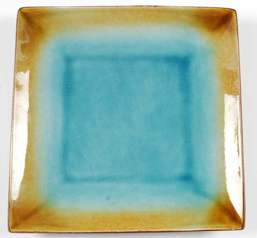 Aqua Arlantis Dinner Plate by Gibson Designs-1