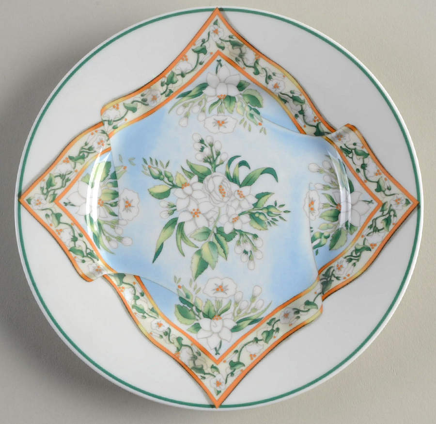 Foulard Salad Plate by Ginori 1735-1