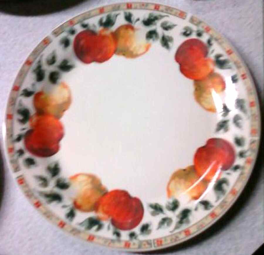 Apple Glory Dinner Plate by Gibson Designs-1