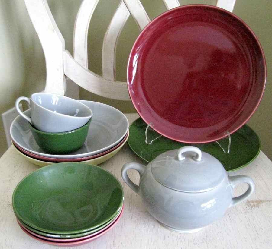 GEO507 Forest Green Fruit/Dessert (Sauce) Bowl by WS George-1