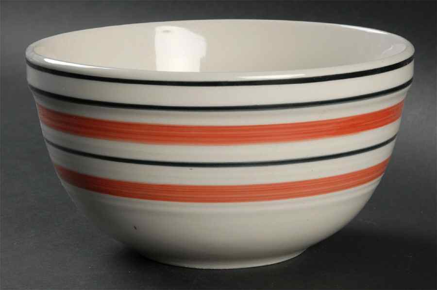 Northport Red Soup/Cereal Bowl by Gibson Designs-1