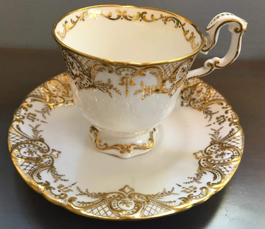 6951 Footed Cup & Saucer Set by Gilman Collamore-1