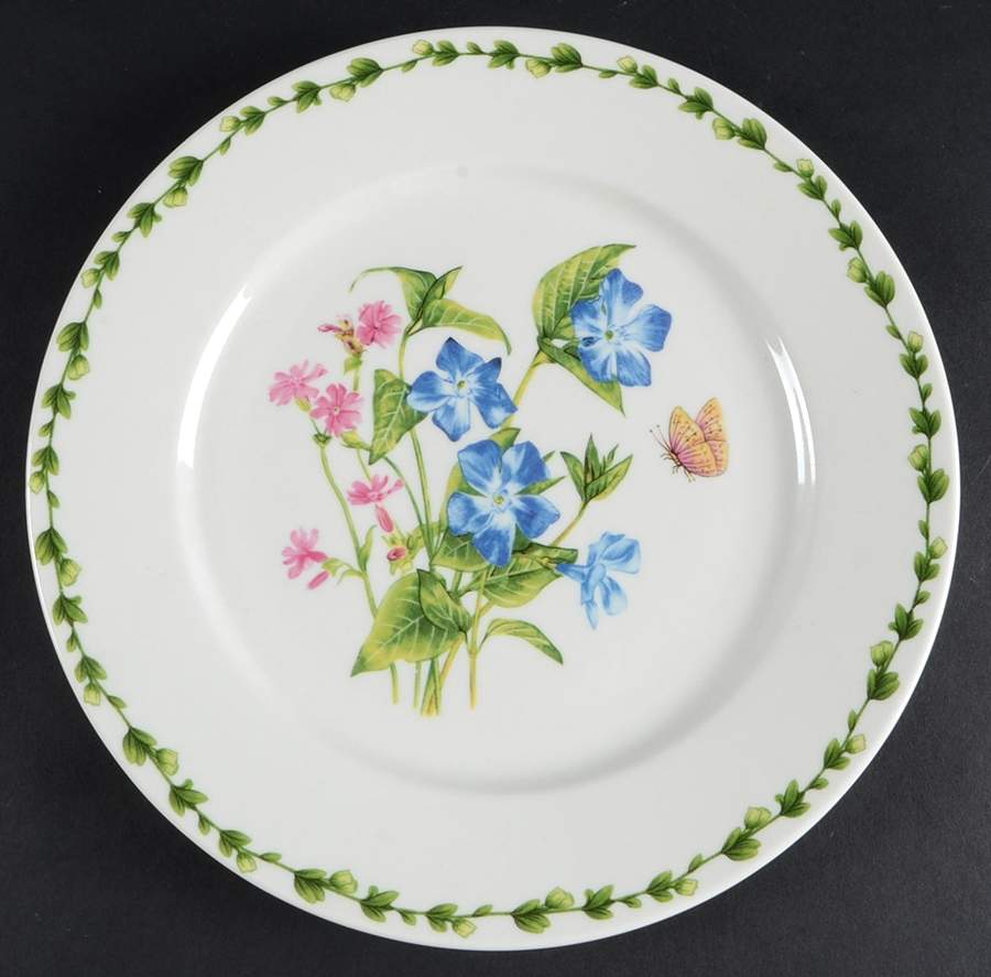Botanic Flower Dinner Plate by Gracie Bone China-1