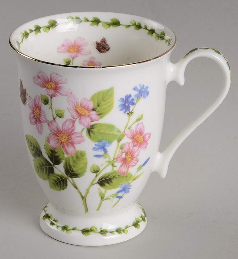 Botanic Flower Mug by Gracie Bone China-1
