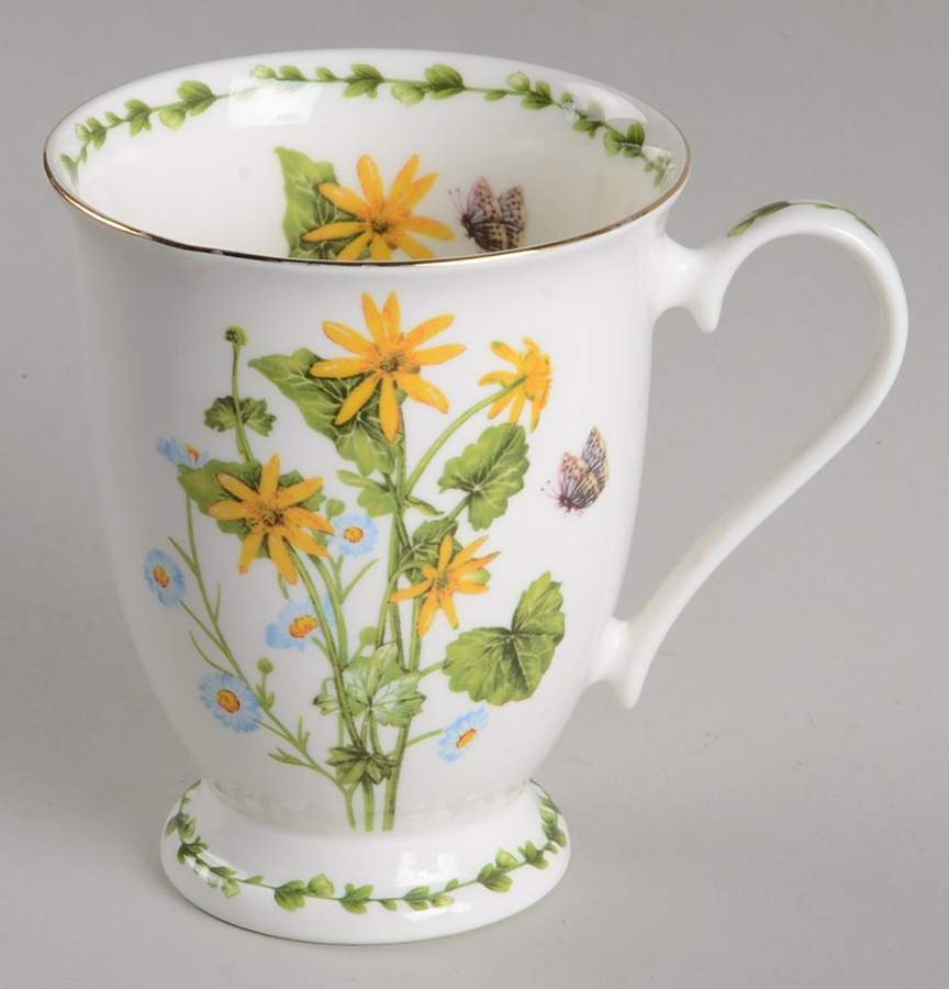 Botanic Flower Mug by Gracie Bone China-1
