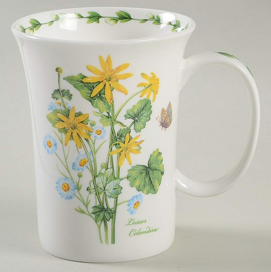 Botanic Flower Mug by Gracie Bone China-1