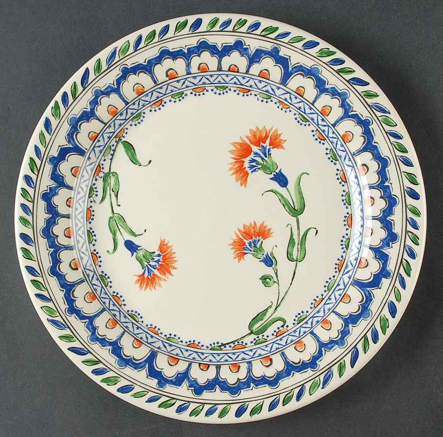 Ronde d'Orient Dinner Plate by Faiencerie De Gien-1