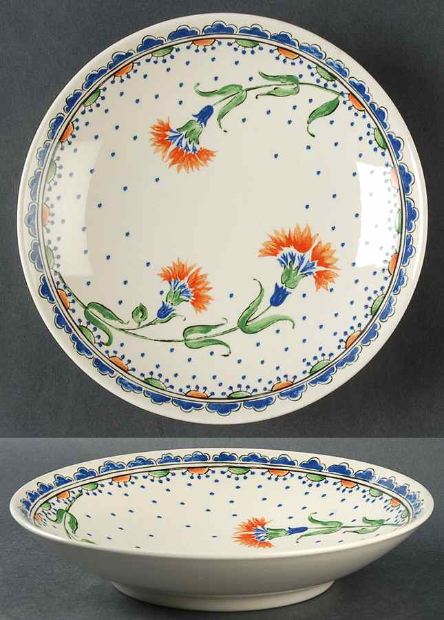 Ronde d'Orient Coupe Soup Bowl by Faiencerie De Gien-1