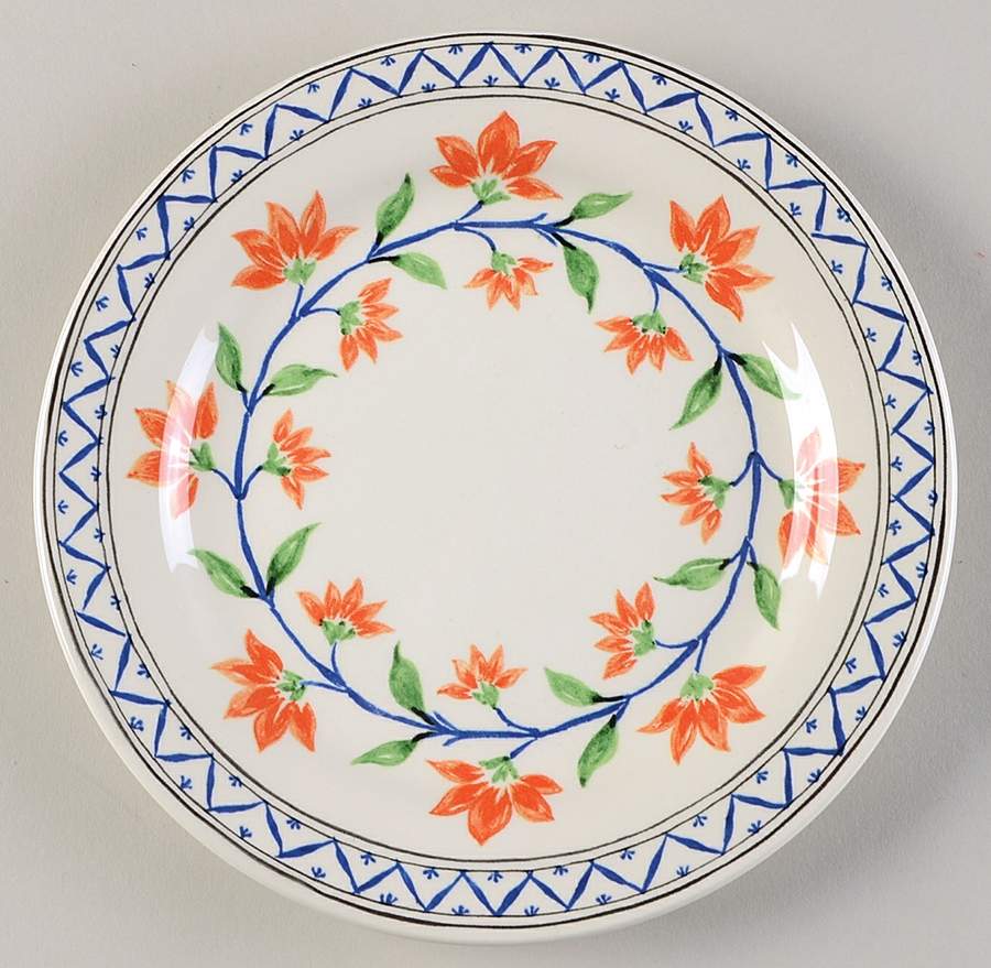 Ronde d'Orient Canape Plate by Faiencerie De Gien-1
