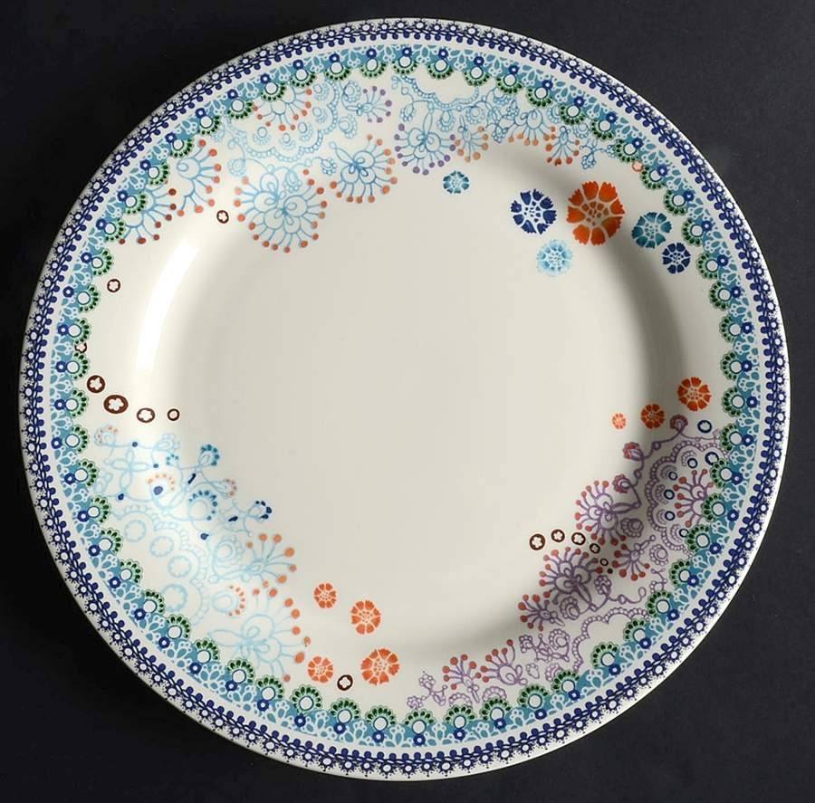 Sultana Dinner Plate by Faiencerie De Gien-1