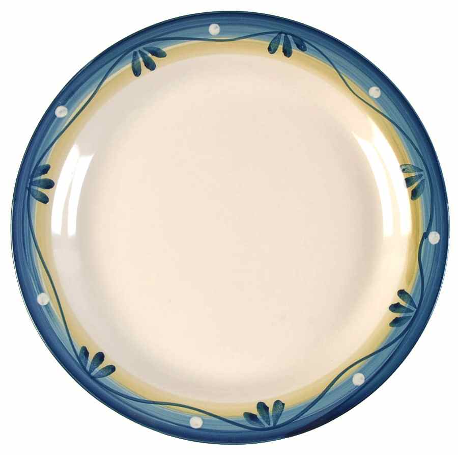 Blue Twilight Dinner Plate by Gibson Designs-1
