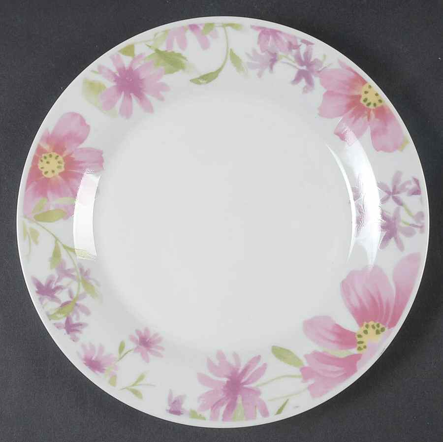 Floral Fantasia Salad/Dessert Plate by Gibson Designs-1