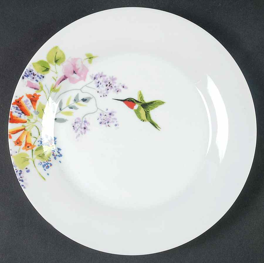 Garden Bird Salad/Dessert Plate by Gibson Designs-1