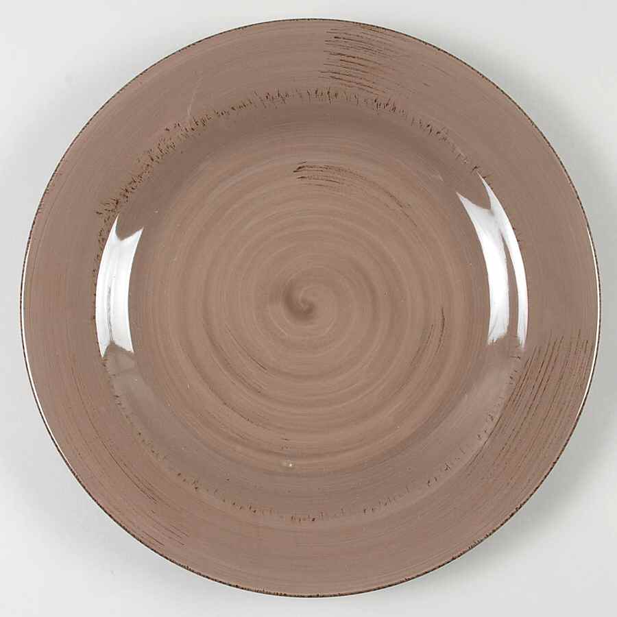 Shades Taupe (Mix N Match) Dinner Plate by Gibson Designs-1