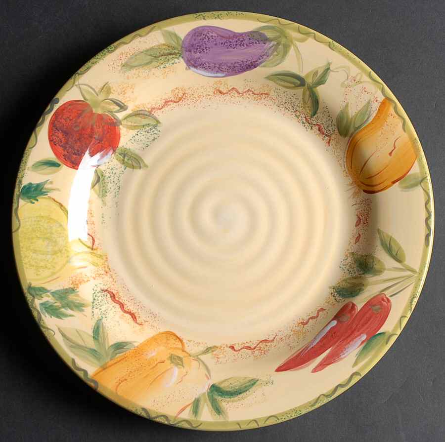 Tuscan Garden Dinner Plate by Gibson Designs-1