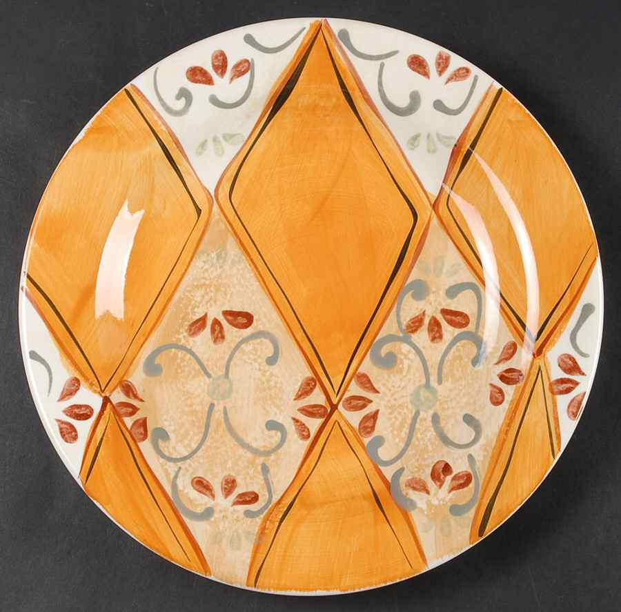 Plaza Dinner Plate by Gibson Designs-1