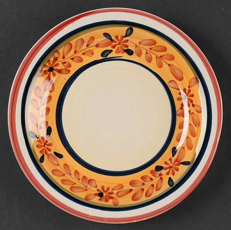 Tuscan Petals Salad Plate by Gibson Designs-1
